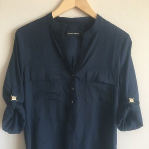 Navy blouse